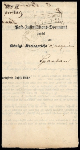 1860, Altdeutschland Preussen, Brief