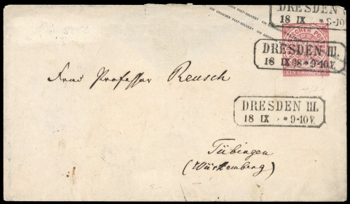 Altdeutschland Norddeutscher Postbezirk, GA, Brief