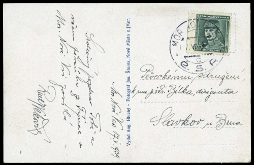 1939, Böhmen und Mähren, M 402, Brief