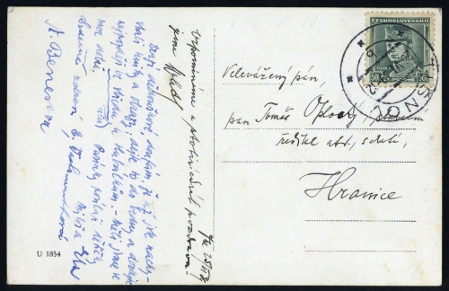 1939, Böhmen und Mähren, M 402, Brief