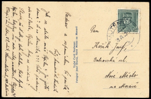 1939, Böhmen und Mähren, M 402, Brief