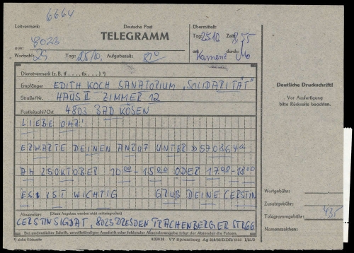 1983, DDR, 2753 (4) u.a., Brief