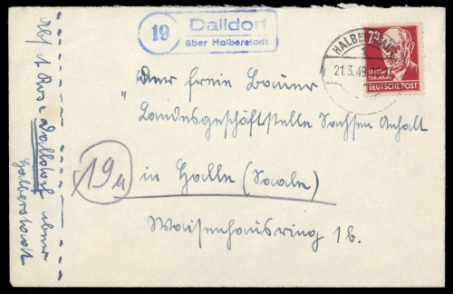 SBZ allgemeine Ausgabe, 220, Brief