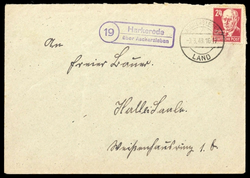 SBZ allgemeine Ausgabe, 220, Brief