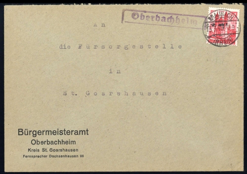 Französische Zone Rheinland Pfalz, 8, Brief