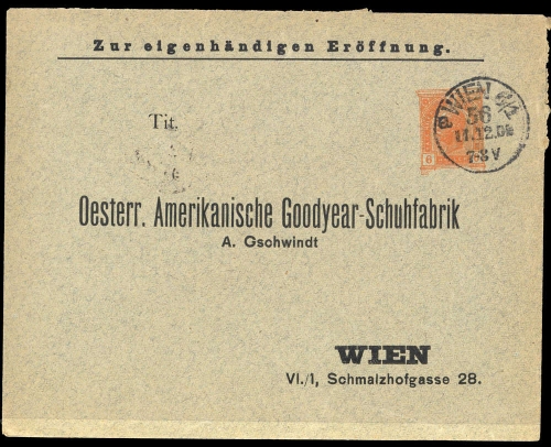 1904, Österreich, PU, Brief