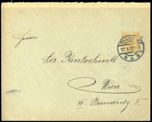 1906, Österreich, PU, Brief