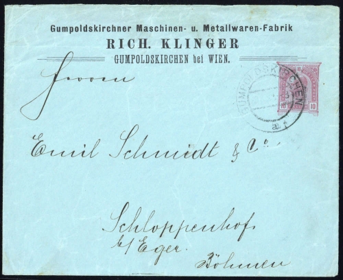 1905, Österreich, PU, Brief