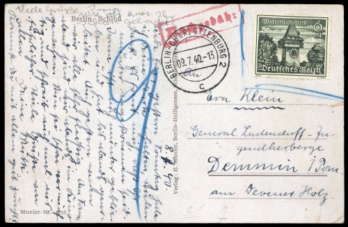1940, Deutsches Reich, 733, Brief