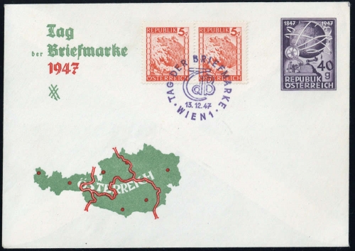 1947, Österreich, PU u.a., Brief