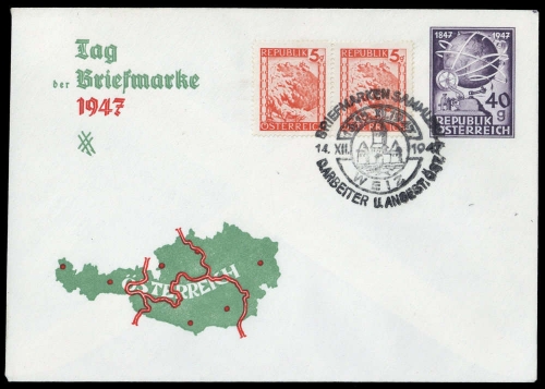 1947, Österreich, PU u.a., Brief