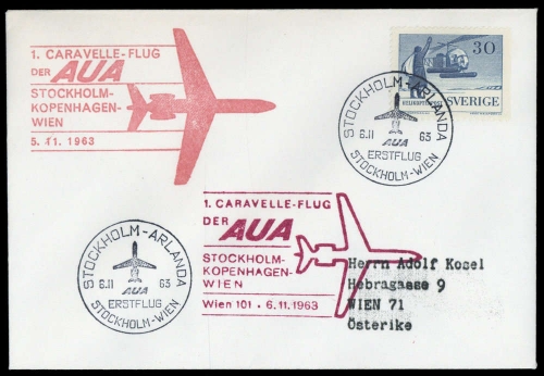 1963, Schweden, 434, Brief