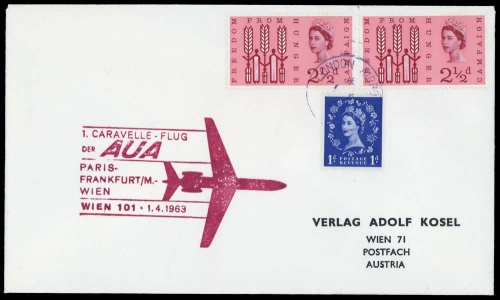 1963, Grossbritannien, 354 (2) u.a., Brief