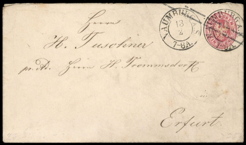 Altdeutschland Preussen, GA, Brief