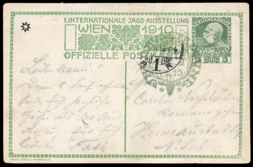 1910, Österreich, PP, Brief