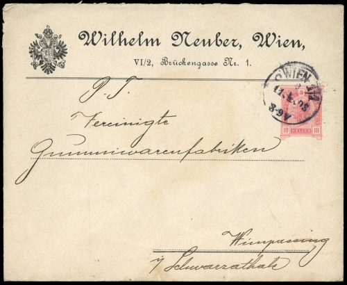 1903, Österreich, PU, Brief