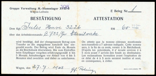 1943, Österreich, Brief