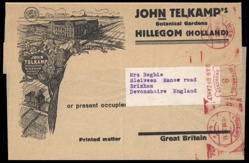 1928, Österreich, Brief