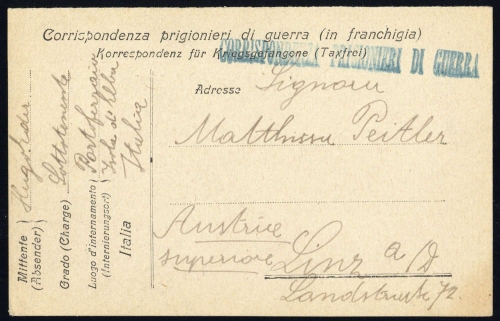 1919, Österreich, Brief