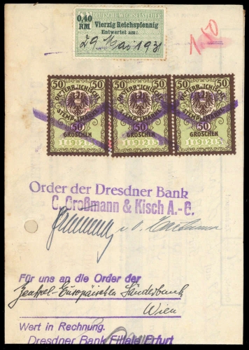 1931, Österreich, BANK, Brief