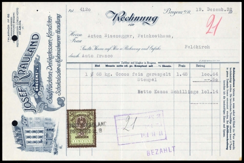 1932, Österreich, Rg, Brief