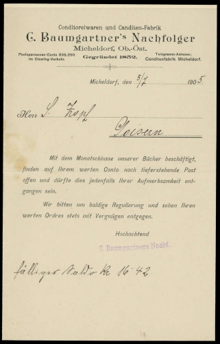 1905, Österreich