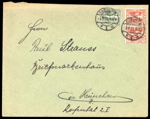 1920, Oberschlesien, 21 u.a., Brief