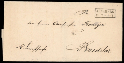 Altdeutschland Preussen, Brief