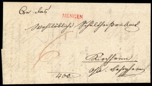 1839, Altdeutschland Württemberg, Brief