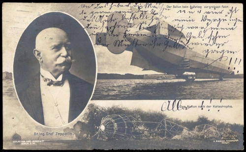 1915, Zeppelin,Zeppelin Postkarten,1900-1914, BAYERN 95, Brief