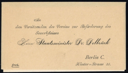 Altdeutschland Preussen, Brief