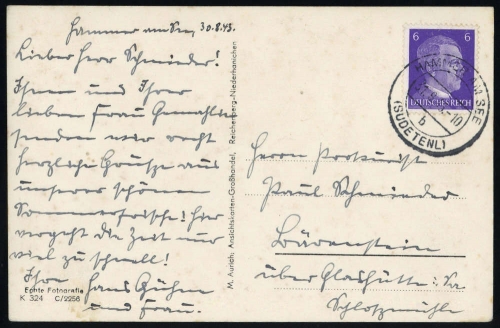 Sudetenland, DR 785, Brief