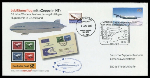 2005, Zeppelin,andere Luftschiffe,sonstiges, 2450, Brief