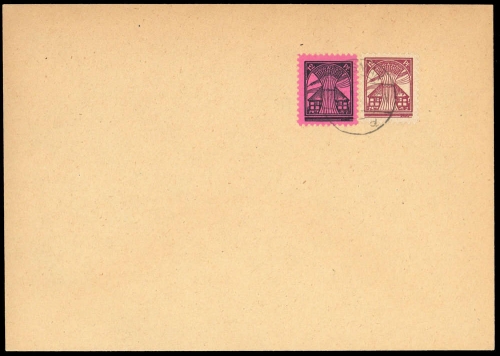 1945, SBZ Mecklenburg Vorpommern, 16 + 17, Brief