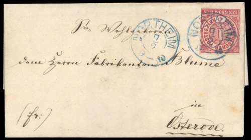 Altdeutschland Norddeutscher Postbezirk, 4, Brief