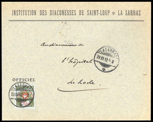 1912, Schweiz, 5 I, Brief