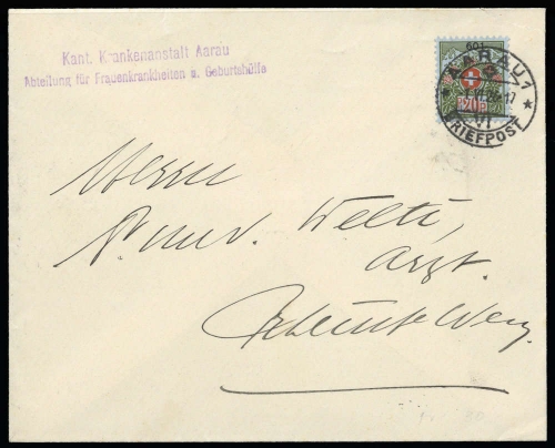 1926, Schweiz, 10, Brief