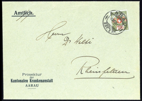 1926, Schweiz, 10, Brief
