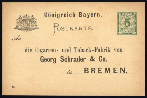1915, Altdeutschland Bayern, Zudr., Brief