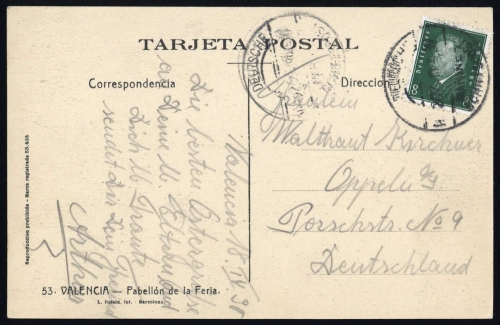 1930, Deutsche Marine Schiffspost, 412, Brief