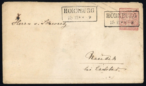 Altdeutschland Sachsen, GA, Brief