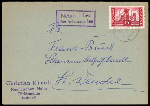 Saar, 329, Brief