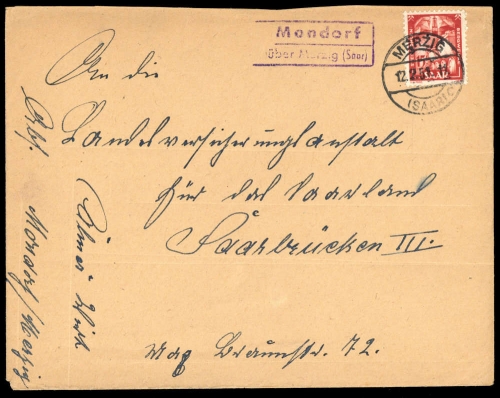 Saar, 281, Brief