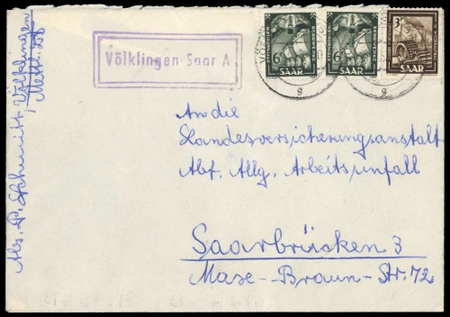 Saar, 275 u.a., Brief