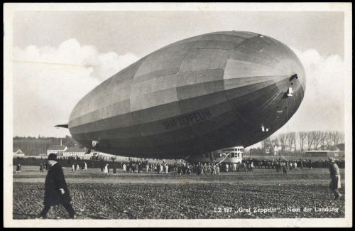 Zeppelin,Zeppelin Postkarten,LZ 127, Brief