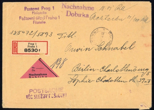 1942, Böhmen und Mähren, Brief