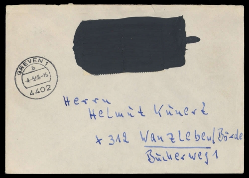 1966, Bundesrepublik Deutschland, 479 Pk (2), Brief