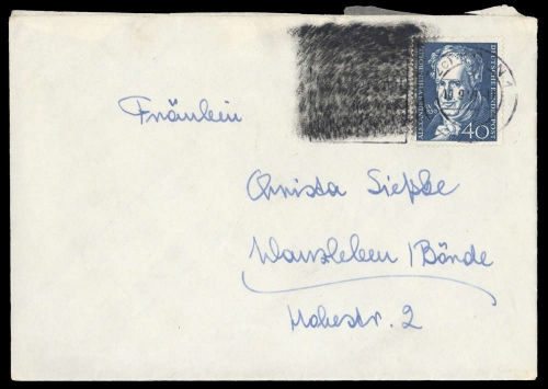 1959, Bundesrepublik Deutschland, 309 Pk, Brief