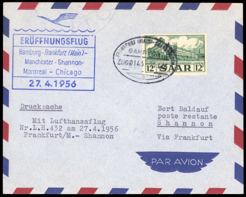1956, Saar, 326, Brief