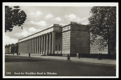 1937, III. Reich Propaganda,Haus der Kunst,, Brief